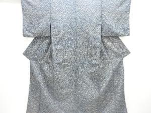 雪芝模様小紋着物